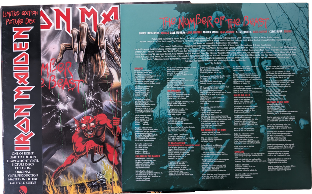 Iron Maiden - Number of the Beast - LIMITED EDITION PICTURE DISC