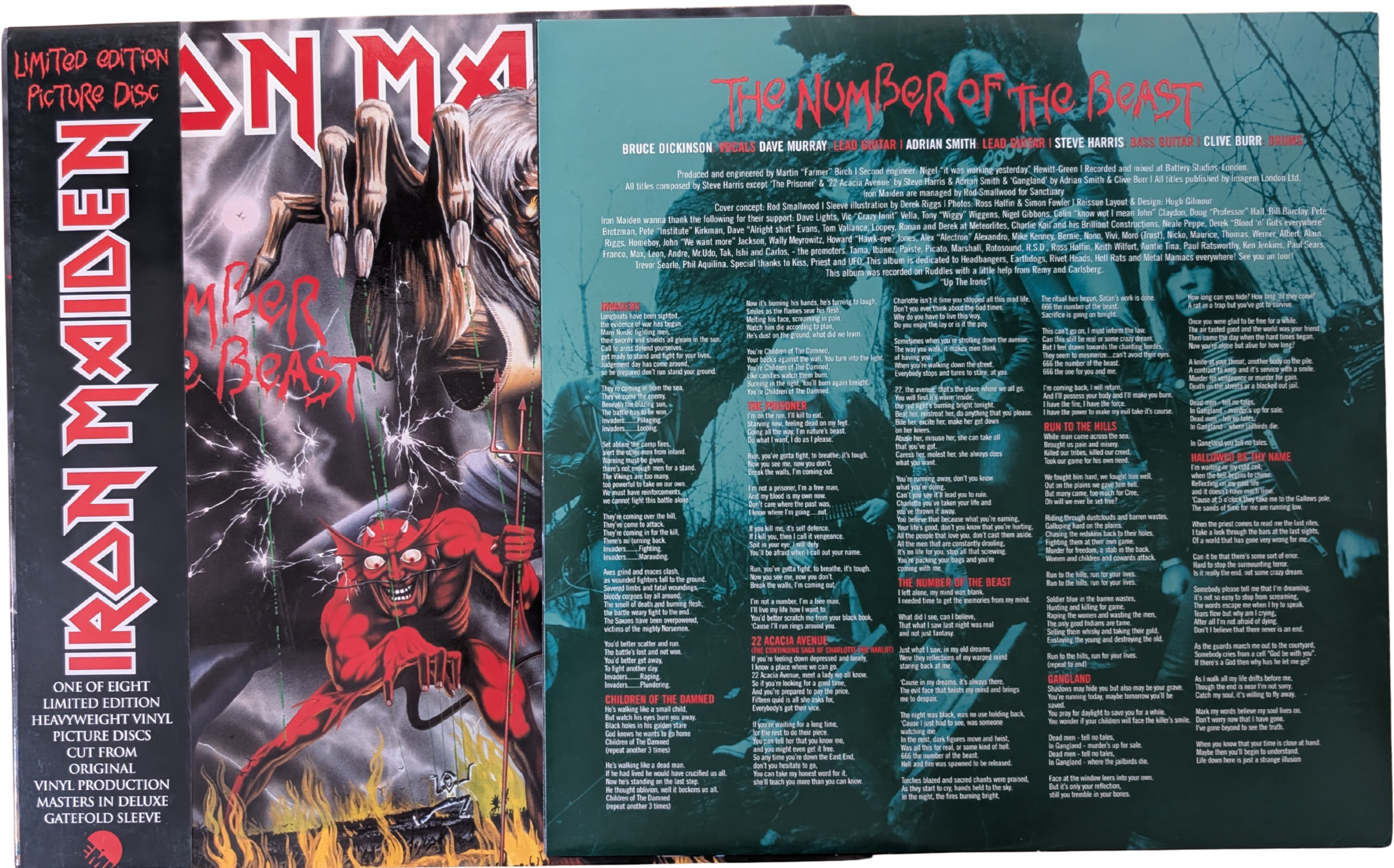 Iron Maiden - Number of the Beast - LIMITED EDITION PICTURE DISC