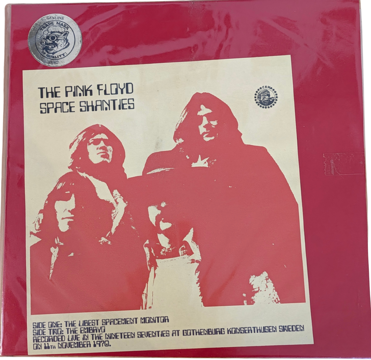 Pink Floyd - Space Shanties - 1LP Acetate - LIMITED EDITION