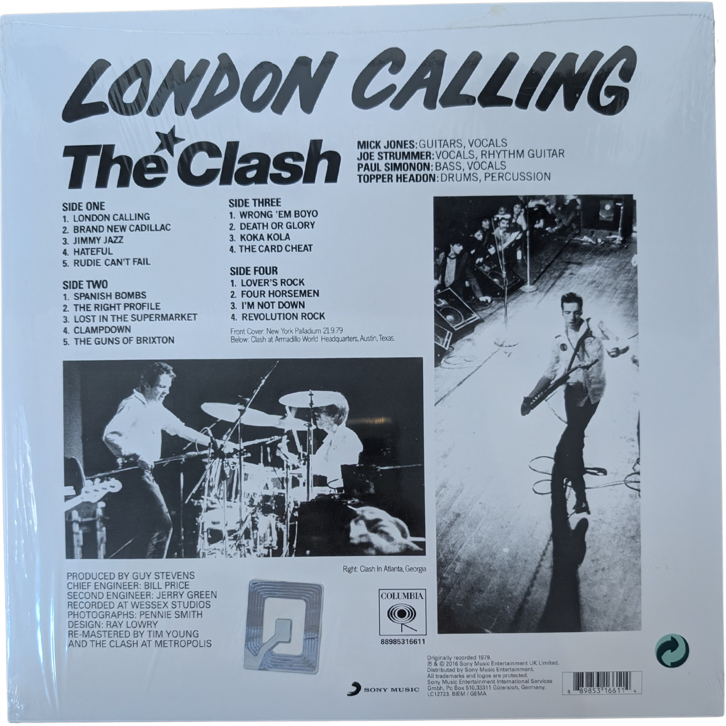 The Clash - London Calling - LIMITED EDITION COLOURED VINYL