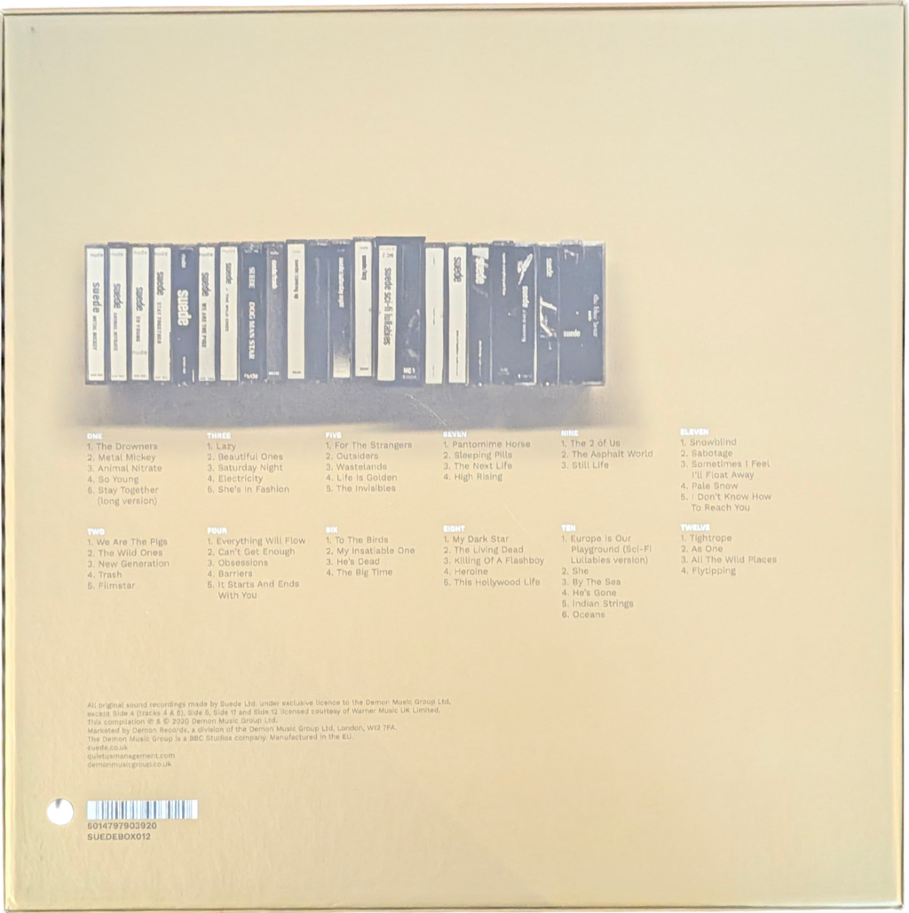 Suede - Autographs - The Best of Suede - Signed 6LP White Vinyl Box Set
