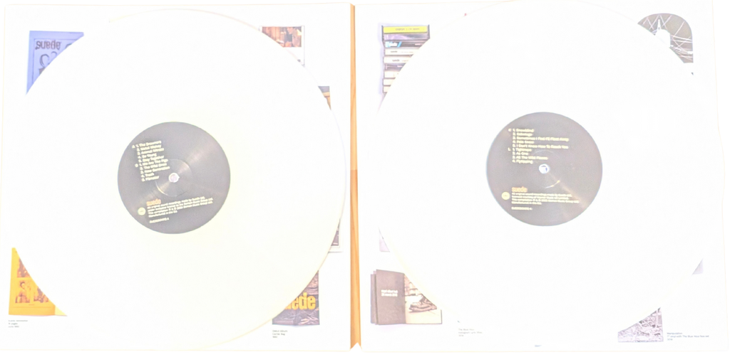 Suede - Autographs - The Best of Suede - Signed 6LP White Vinyl Box Set