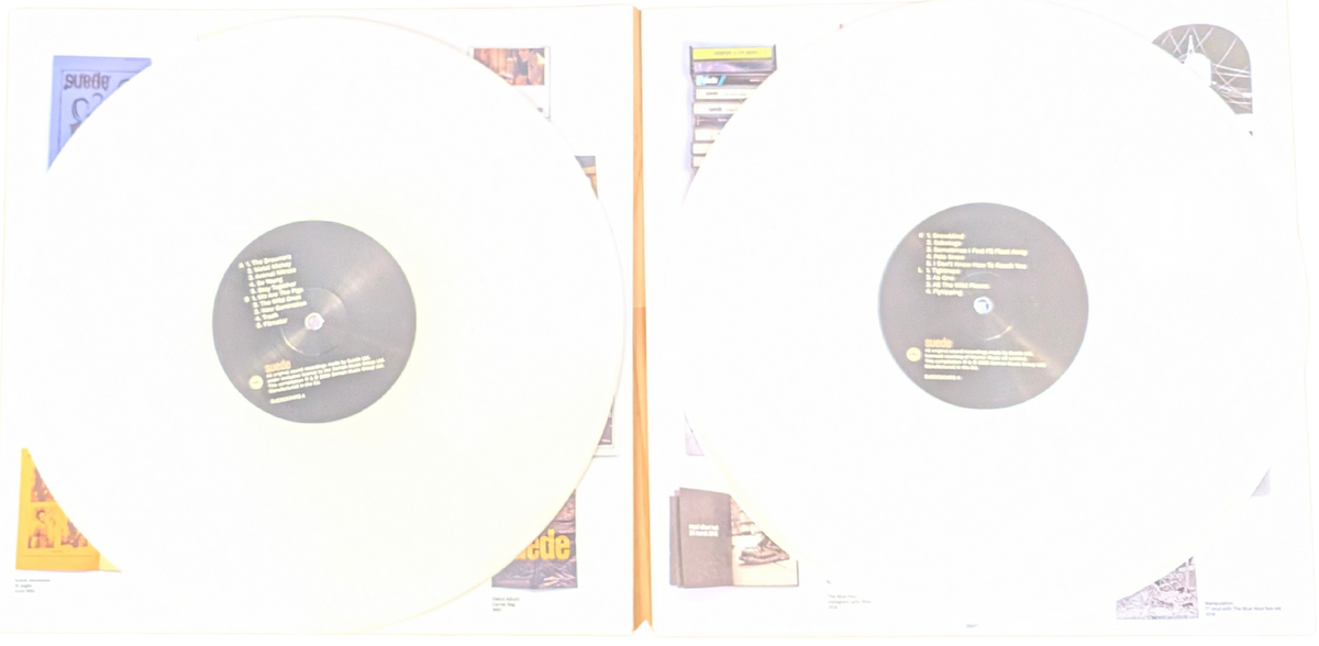 Suede - Autographs - The Best of Suede - Signed 6LP White Vinyl Box Set