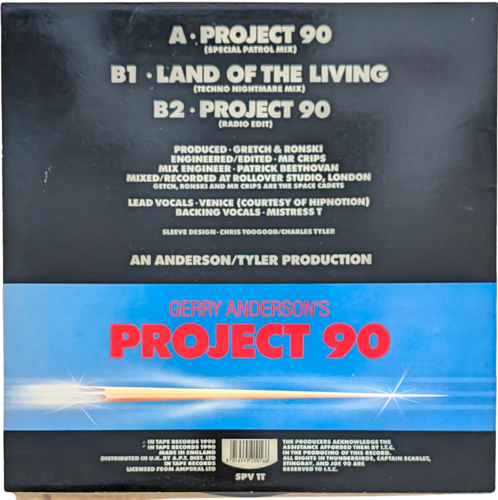 Gerry Anderson's Project 90 - Signed 1LP Vinyl