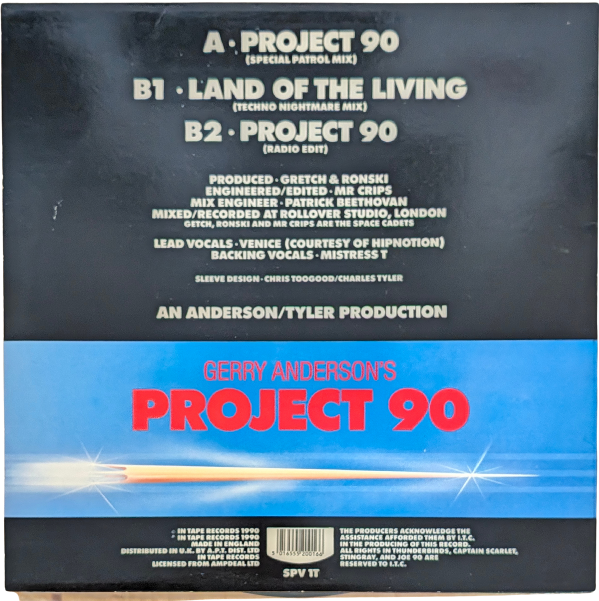Gerry Anderson's Project 90 - Signed 1LP Vinyl