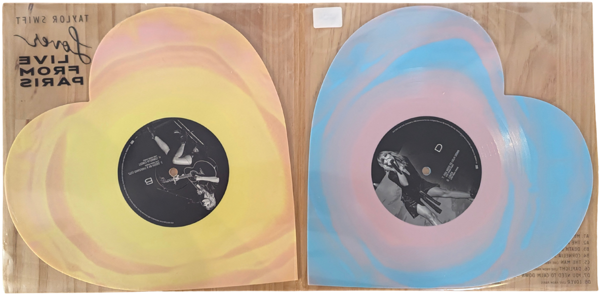 Taylor Swift - Lover (Live from Paris) - Heart Shaped Vinyl - Limited Edition
