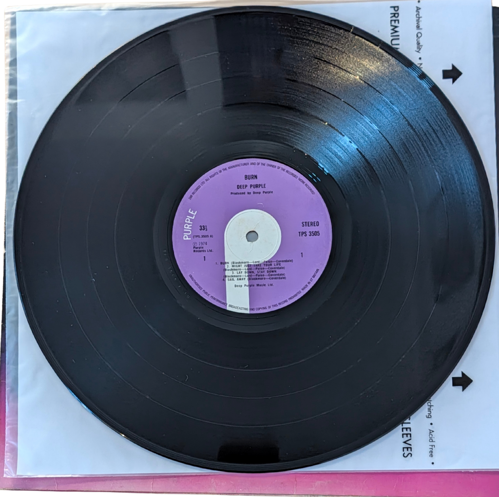 Deep Purple - Burn - Signed 1LP Vinyl
