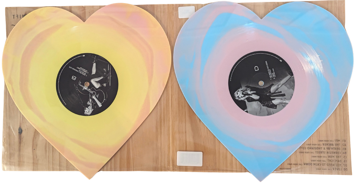 Taylor Swift - Lover (Live from Paris) - Heart Shaped Vinyl - Limited Edition