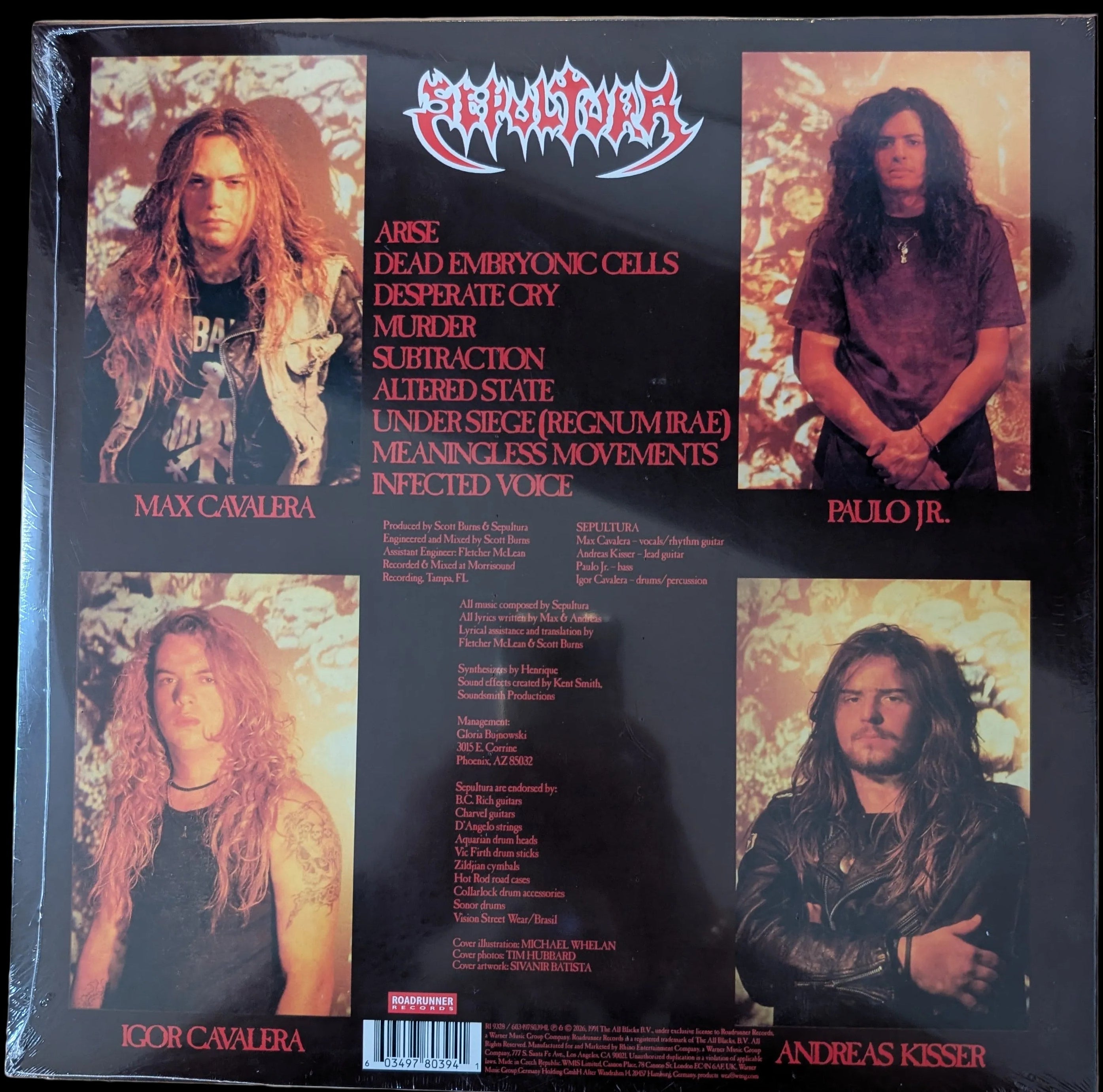Sepultura - Arise - 1LP