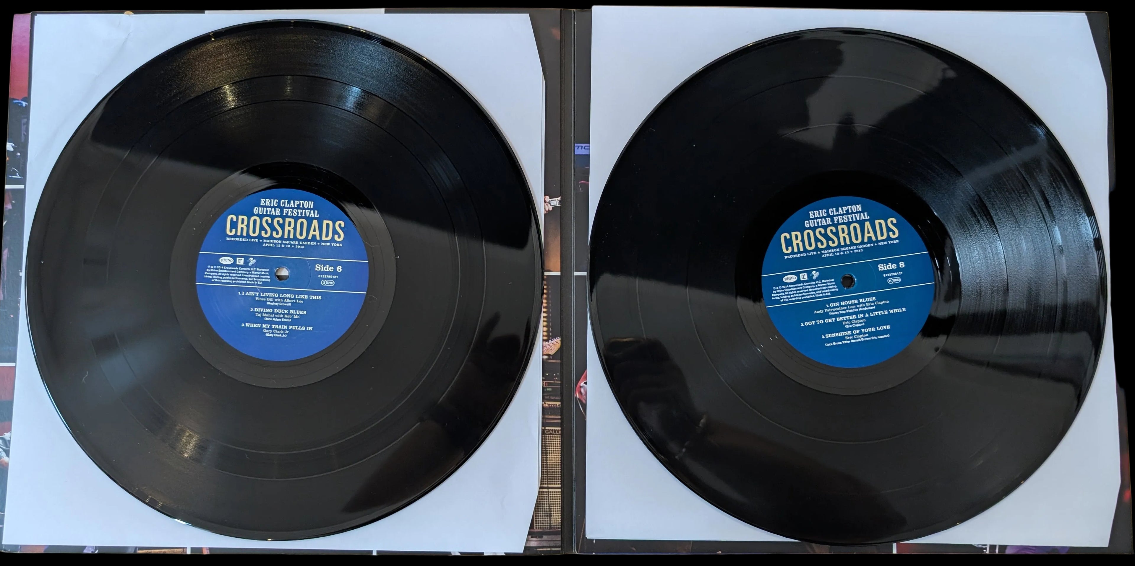 Eric Clapton - Guitar Festival - Crossroads Live - 4LP Vinyl - Gatefold