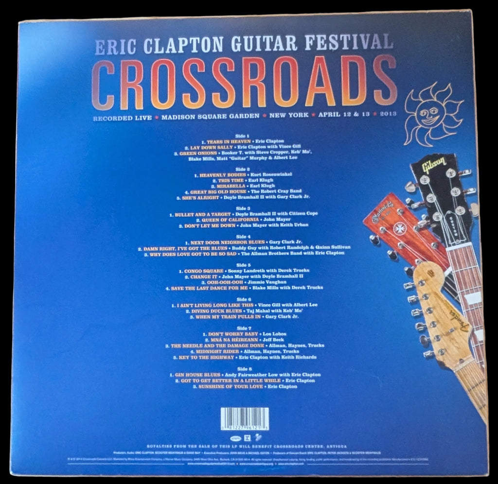 Eric Clapton - Guitar Festival - Crossroads Live - 4LP Vinyl - Gatefold