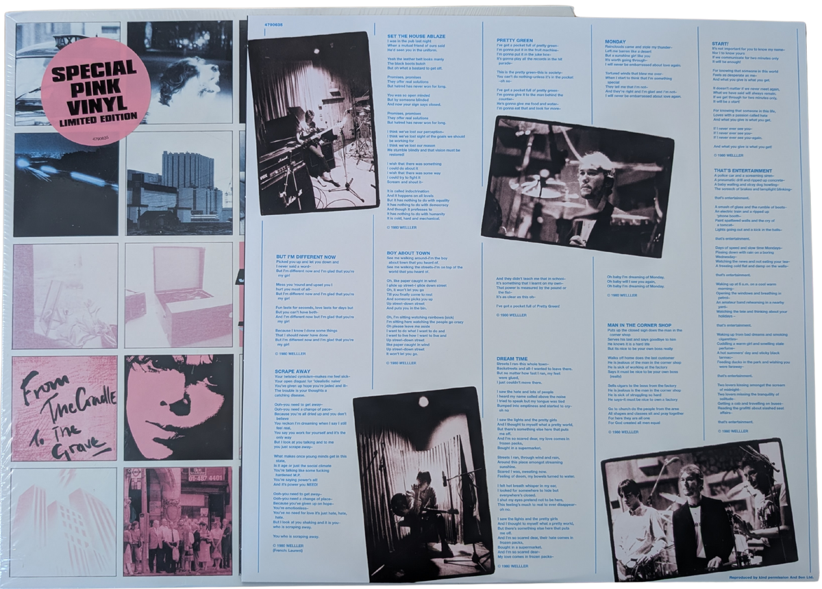 The Jam - Sound Affects - LIMITED EDITION PINK VINYL