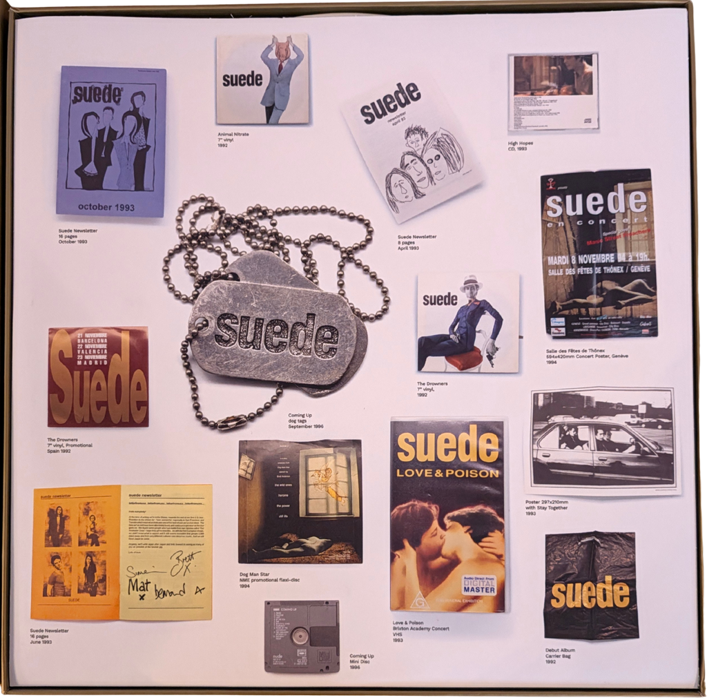 Suede - Autographs - The Best of Suede - Signed 6LP White Vinyl Box Set
