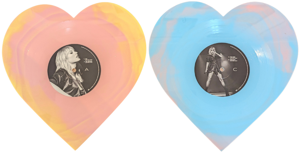 Taylor Swift - Lover (Live from Paris) - Heart Shaped Vinyl - Limited Edition