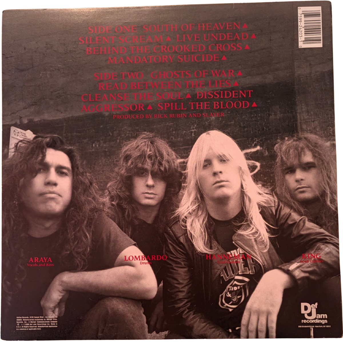 Slayer - South of Heaven - 1LP Vinyl