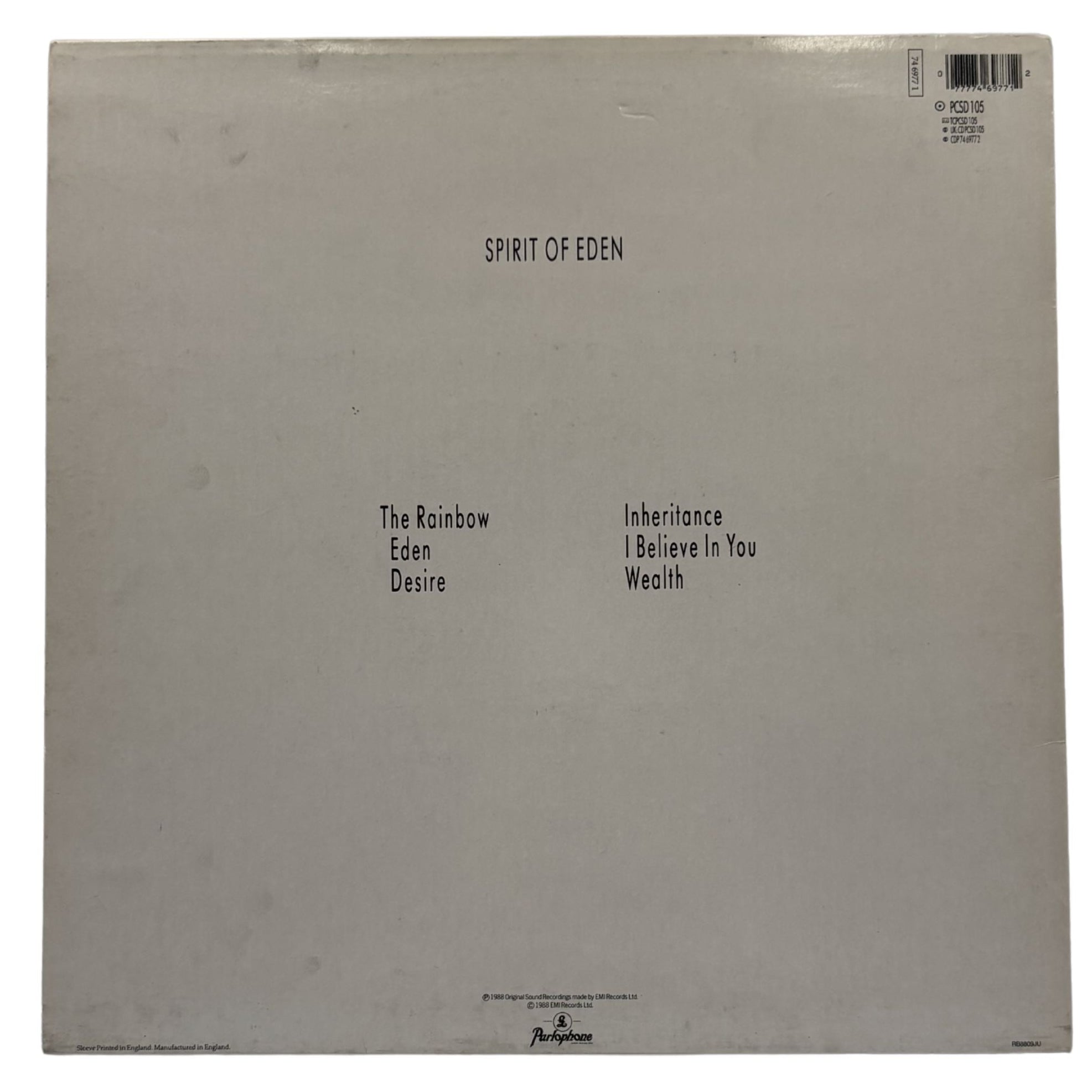 Talk Talk - 'Spirit Of Eden'