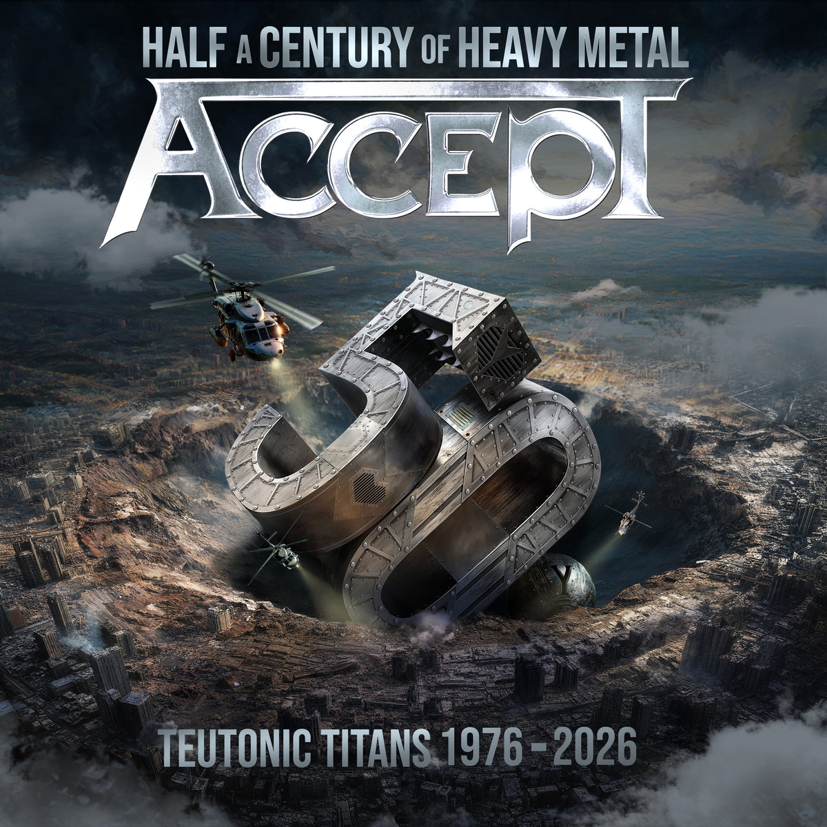 Accept - Teutonic Titans 1976 - 2026 - 2LP Silver Vinyl